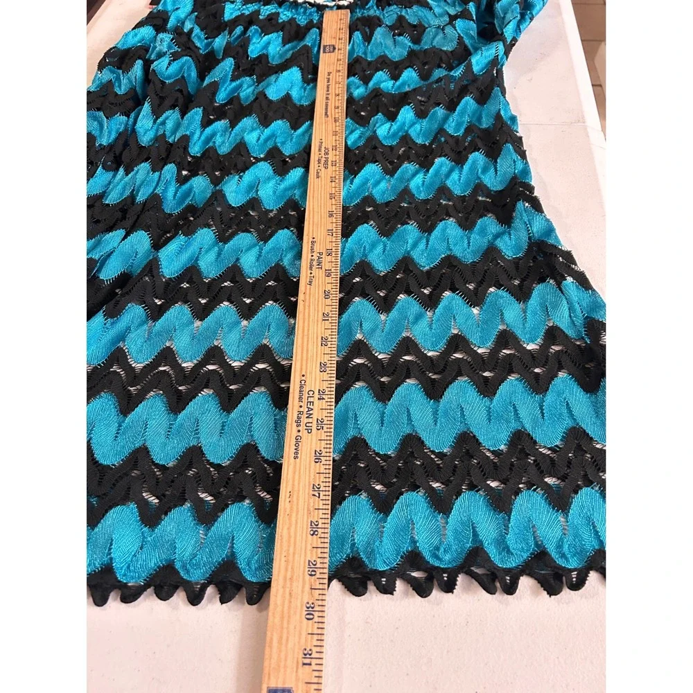 Crochet Lace‎ Sheer Off Shoulder Dress XLarge Beach Cover Up Vacation Spring
